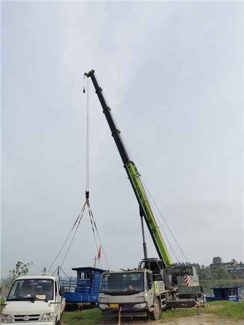 十堰市桥梁建设吊装案例